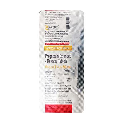 PREGATRON 50 XR Tablet 10's - Neuropathic Pain-Dru