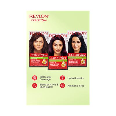 Revlon Color N Care Permanent Hair Color Cream- Natural Black 1N 40 Gm - Crème