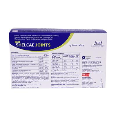 SHELCAL JOINTS NEW Tablet 10's - Supplements-Cal