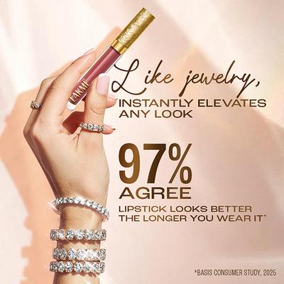 Lakme Be-Jewel Shimmer Lip Liquid, Luminous Matte Finish - 303 Cocoa Glow 3.5 ml - Liquid Lipsticks