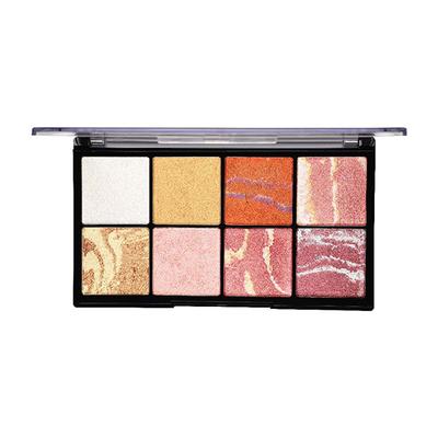 Half N Half HD Pro, Ultra Glow Multicolour Baked Highlighter Palette, Multicolor - 02 24 gm - Highlighters & Illuminators