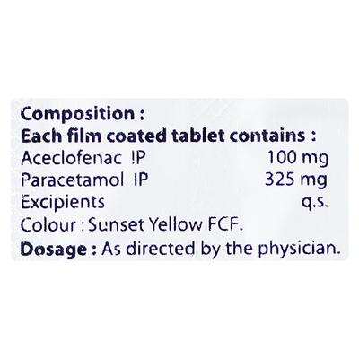 ACENAAC PLUS Tablet 10's - Pain relief-Nsa