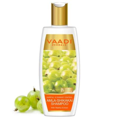 Vaadi Herbals Hairfall & Damage Control Shampoo - Amla-Shikakai 350 ml - Shampoos