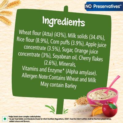 Nestle Cerelac Stage 3 (10 Months+) Powder 300 gm - Wheat-Rice Mixed Fruit (Refill Pack) - Baby And Infant Supplements