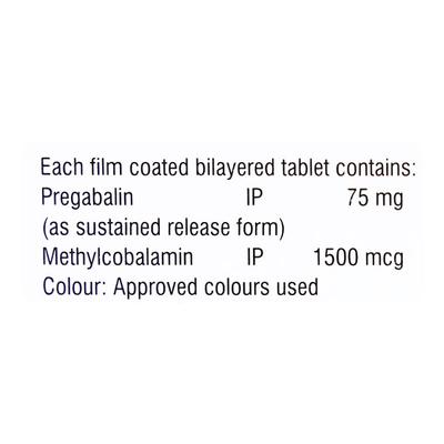 MEDINEURON PG SR Tablet 10's - Neuropathic Pain-Dru