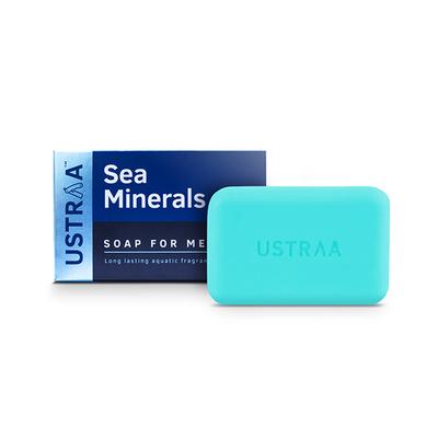 Ustraa Deo Soap for Men - Sea Minerals (Pack of 8 x 100 gm) - Soaps