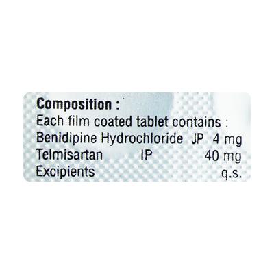 BENIDIN T 4/40mg Tablet 10's - Hypertension-Ana