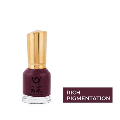 Matt Look Nails Makeup Colour Therapy Nail Polish, Shade No - 34 14 ml - Nail Polish