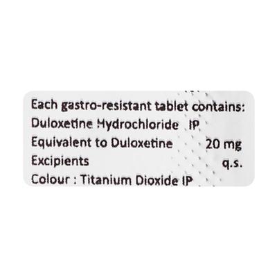 DUPATHY 20 Tablet 10's - Depression-Ant