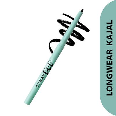 SUGAR POP Longwear Kajal - 01 Black 3 gm - Kajal & Kohls