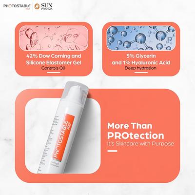 PHOTOSTABLE PRO+ SPF 80+ PA++++ HYDRAGEL Sunscreen 50gm - Sunscreen Preparations-Emo