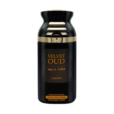 Lattafa Velvet Oud Concentrated Extra Long Lasting Deodorant 250 ml - Deodorants/Roll-Ons