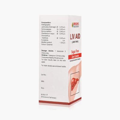 Dr. Bakshi's Bakson's Homoeopathy Liv Aid Syrup 450 ml ( Sugar Free) - Speciality Medicine