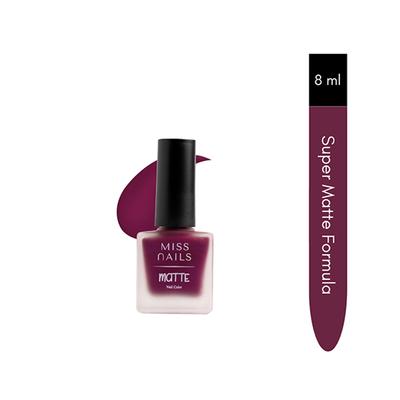 Miss Nails Matte Nail Color - Bubble Wine 8 ml - Nail Polish