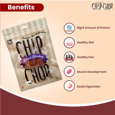 Chip Chops Diced Chicken 70 gm - Petfood