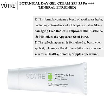 Votre Botanical Day Gel SPF 35 PA++ Creme 50 gm - Face Creams