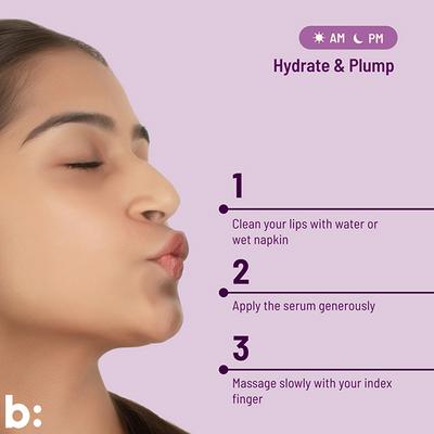 Buy Biocule Plump Lip Plumping Serum Roll-On, With Vitamin C From Rosehip,  100% Natural 10 ml Online at Best Price - Lip Balms