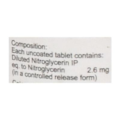 Nitrolong 2.6mg Tablet 30'S - Angina
