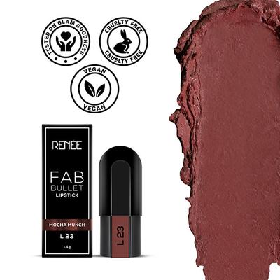 RENEE Fab Bullet L 23 Mocha Munch 1.5 gm - Lipsticks