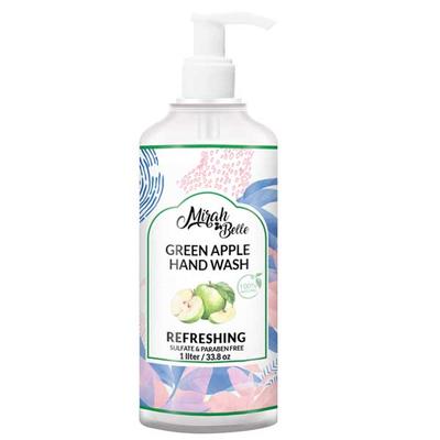Mirah Belle Green Apple Hand Wash 1000 ml - Hand Wash & Soaps