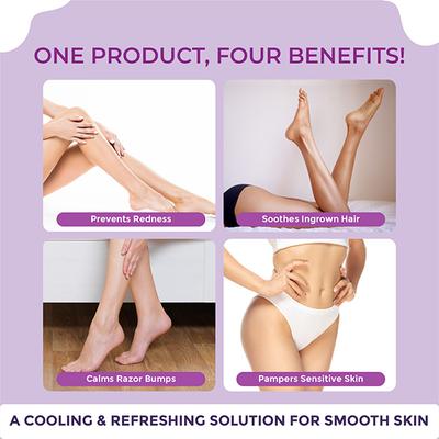 Sanfe Post Hair Removal Soothing Gel for Women Prevents from Razor Bumps Minimizes Ingrown Hair 50 gm - Hair Removal Cream