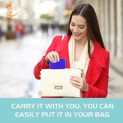 Majestique Rectangle Compact Mirror PU 1X/2X Magnification Portable 1's - Others