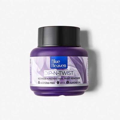 Blue Heaven Dip-N-Twist Nailpaint Remover With Vit E & Almond Oil 40ml - Nail Polish