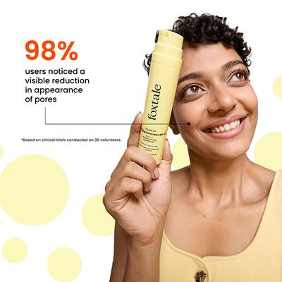 Foxtale SPF 70 Gel-Cream Sunscreen for Oily Skin with PA ++++ & Niacinamide 50ml - Face Sunscreen