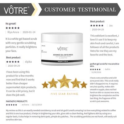 Votre Advance Gel Exfoliance Jelly Scrub 100 gm - Scrubs & Exfoliants