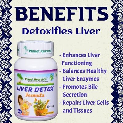 Planet Ayurveda Liver Detox Formula Capsules 60's - Speciality Medicines