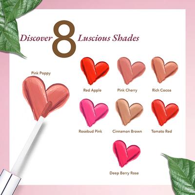 Organic Harvest Velvet Matte Liquid Lipstick - Pink Poppy 2.6 ml - Liquid Lipsticks