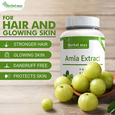 Herbal Max Amla Extract Dietary Supplement 800 mg Capsule 30's - Herbal Dietary Supplement