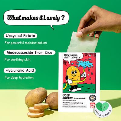 The Face Shop Ugly Lovely Potato Masksheet 23 ml - Sheet Masks