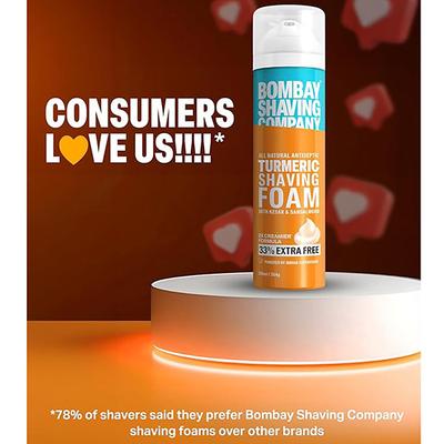 Bombay Shaving Company Turmeric Shaving Foam 266 ml - Shaving Foams