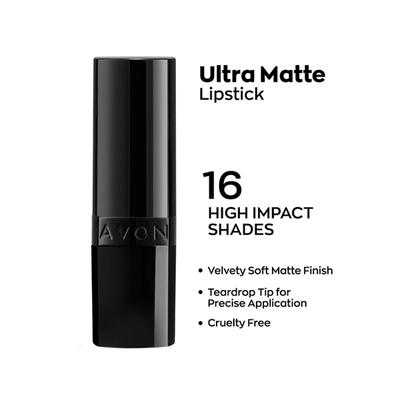 Avon Ultra Perfectly Matte Lipstick - Coral Fever 4 gm - Lipsticks
