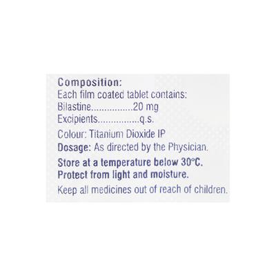 NILHIST 20 Tablet 10's - Allergies-Ant