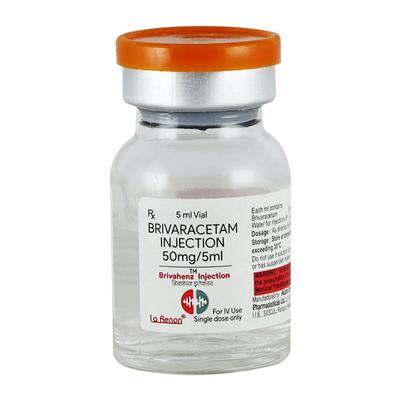 BRIVAHENZ 50mg Injection 5ml - Epilepsy/Convulsion-Ant