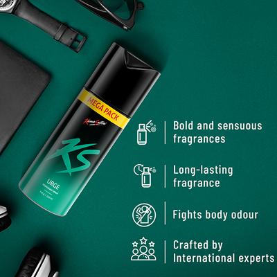 Ks Urge Mega 220 ml - Men Deodorants/Roll-Ons