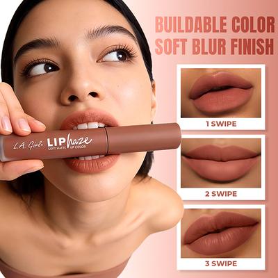 L.A.Girl Lip Haze Blurring Soft Matte Lip Color Flirty 3.3 ml - Lipsticks