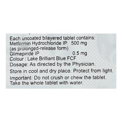 GEMINOR M 0.5mg Tablet 15's - Diabetes-Ant