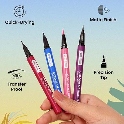 Swiss Beauty Colour Me Bright Sketch Eyeliner-Purple Mush 0.7 ml - Eyeliners