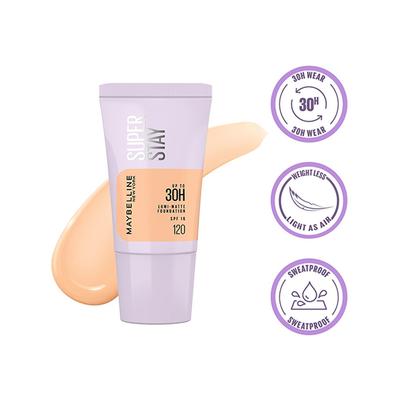 Maybelline New York Super Stay Lumi Matte Liquid Foundation, 30HR Long Lasting, 120 18 ml - Foundation