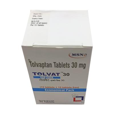 TOLVAT 30 ECO PACK(15 TABLETS + 15 TABLETS FREE) Tablet 30's - Hyponatremia