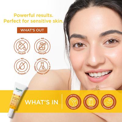 Simple Mattifying UV Fluid SPF 50 PA++++ with Niacinamide| Sunscreen for oily & sensitive skin, 40ml - Body Sunscreen