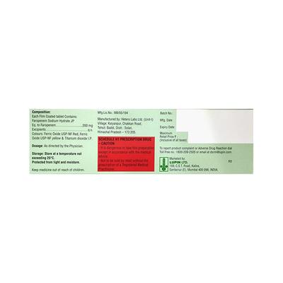 RECONEM 200 Tablet 10's - Bacterial Infections-OBL