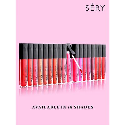 Sery Stay On Matte Liquid Lipstick Sand Nude, Brown (LSO - 04) 5 ml - Liquid Lipsticks