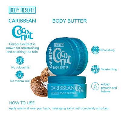 MADES Body Resort Clear Blue Jar Body Butter 200 ml - Shower Gels & Body Wash