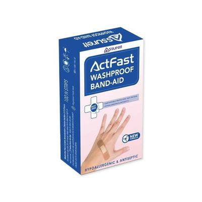 Assureit ActFast Washproof Band-Aid 100's - Bandages & Dressings