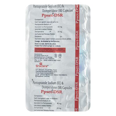 PP SET DSR Capsule 10's - Ulcer/Reflux/Flatulence-Aaa