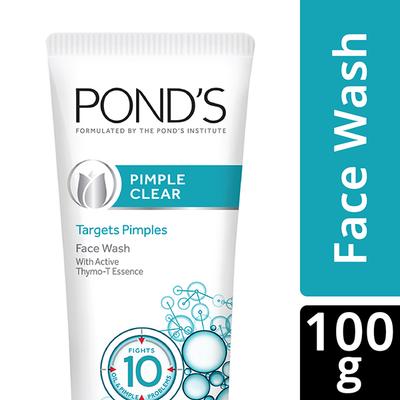 Pond'S Pimple Clear Removal With Active Thymo-T Essence Facewash 100 gm - Face Washes